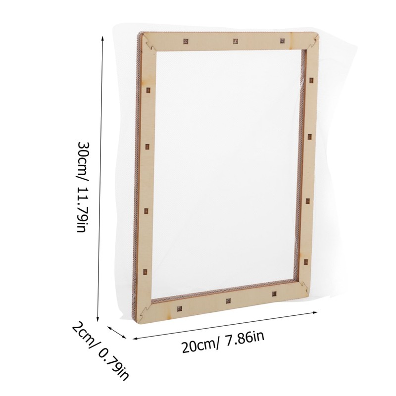 jojofuny DIY Paper Making Kit Frame with Mesh Screen for