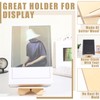 4 Pack Wooden Book Stand for Display Book Holder Easel