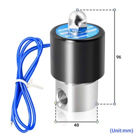 TAILONZ PNEUMATIC 3/8" BSP 24V Stainless Steel Barbed Solenoid Valve for Water, Air, Fuels, Gases Closed Type
