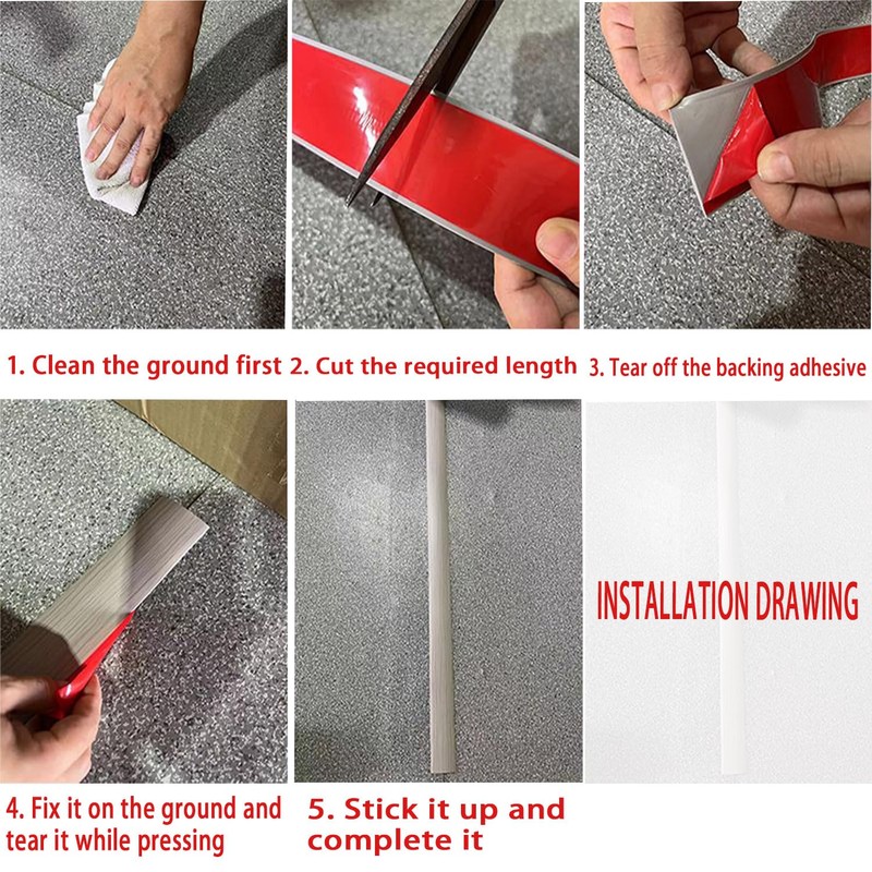 Floor Transition Strip Self Adhesive Laminate Floor Strip Threshold Seam
