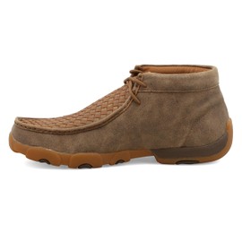 Twisted X Men's Chukka Driving Moc, Moc Toe, Bomber & Tan, 10 M