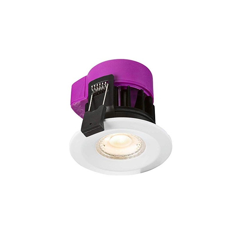 230V IP65 6W Recessed Fire-rated LED Downlight - Dim to