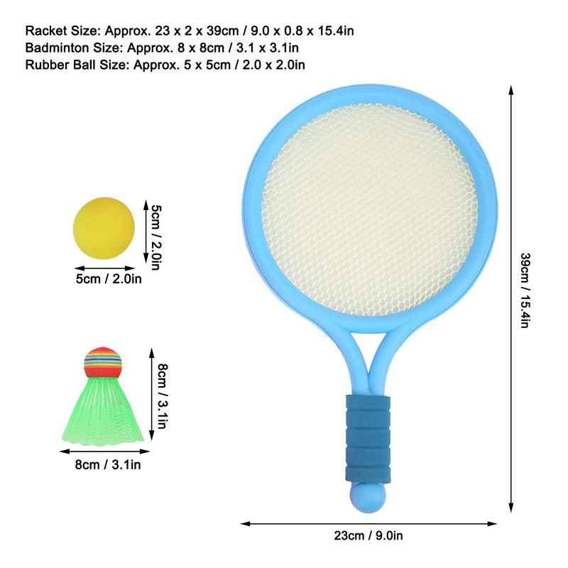 1 Pair Kids Badminton Racket Tennis Racket Exercise Balance Kids