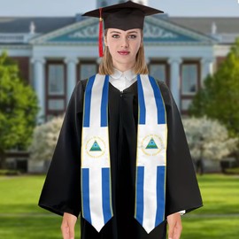 Ulikuwa Nicaragua Graduation Sash, Nicaragua Graduation Stole 2026, V Shape Graduation Stole, Graduation Gifts for College Graduates