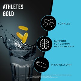 ESN Vitalstoff Basic Bundle, Pack of 2 Athlete Stack Men & Omega 3, All Essential Vitamins, Minerals and High Dose Fish Oil - Made in Germany