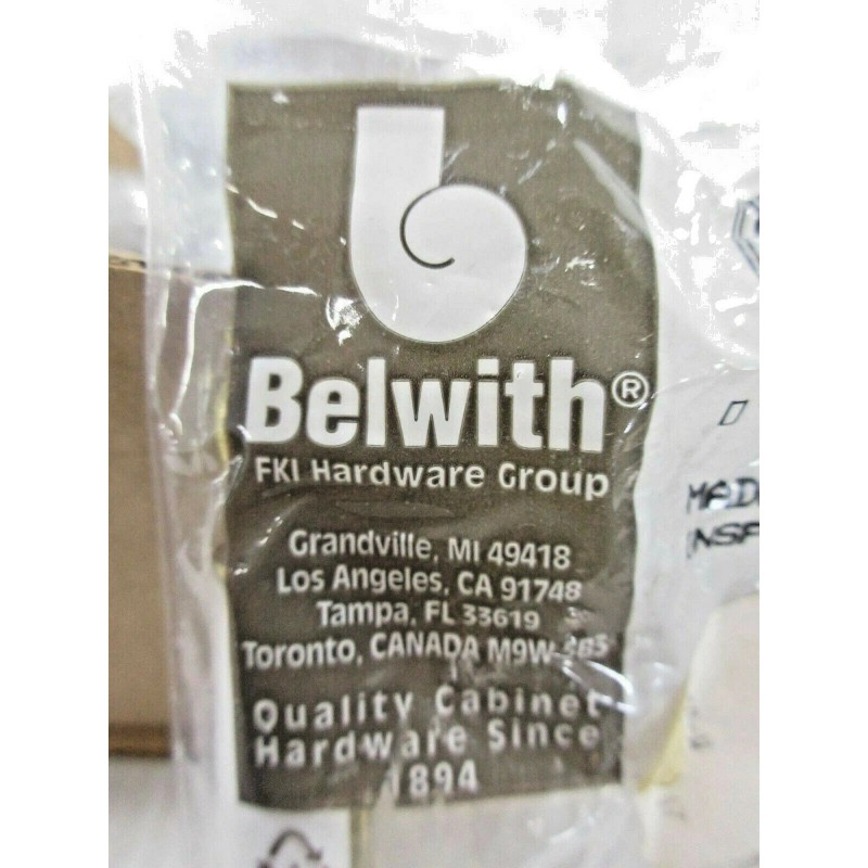 Belwith BELWITH BRASS AND CERAMIC PULL 3 " CENTER P250-W