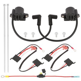 GNXFixt DSAI Ignition Coil for Kohler CH740 CH750 CV740 CV750 SV735 SV740 Twin Cylinder Engine, Replace 24-584-63-S 24-584-89-S 24-584-52-S 24-584-64-S 24-584-53-S 24-584-49-S, 2 Pack