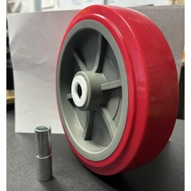 Lavex 8" Polyurethane Wheel for 257UB1660 - (Set of 2)