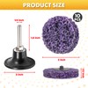 Laexepelle Strip Discs Quick Sanding Discs Stripping Wheel Stripper Abrasive