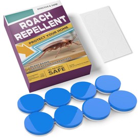 Roach Repellent, Cockroach Repellent Indoor, Pet Safe Roach Repellent, Natural Cockroach Repellents, Keep Roaches Out of Kitchen, 8P