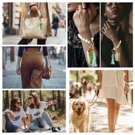 QfungYe For Toyota Wristband Keychain Case with Key Chain, Soft TPU Key Case, Fits 2019-2024 Venza, RAV4 Prime, Land Cruiser, Fortuner, Grand Highlander, Corolla Cross, Hilux (Green)