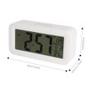 Digital Alarm Clock, Big LCD Digit Clock Display with Temperature,