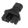 IEC320 C14 to C13 and 5‑15R Power Adapter Male to
