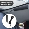 Autoradio Antenne, FM Scheibenantenne Universal, Verlängerungskabel 5, Antenne Kompatibel mit