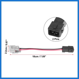 VekAuto Car Fuel Injector Adapter Cable Plug Female to Male Plug for EV1 Auto Accessories