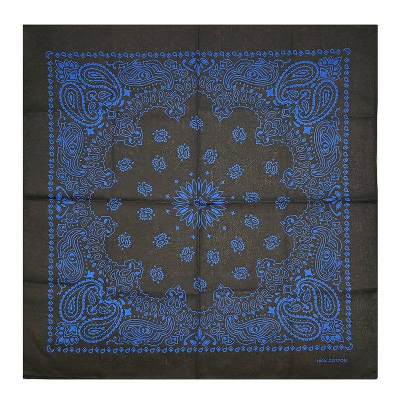 kakatrend Bandana, Paisley, Triangular Width, Adult, 100% Cotton, Fashionable, Handkerchief,