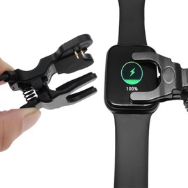 Briny River 2pcs 2 Pin 3mm Smart Watch USB Charger Clip for Smart Watch Wristbands Chargers and Power Adapters