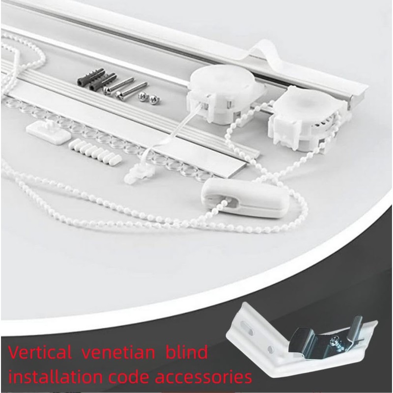 L Bracket 4pcs Vertical Blind Bracket Clips for Vertical Blinds