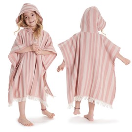 ZICOTO Stylish Hooded Beach Towel for Kids - Extra Soft and Fast Drying Poncho for Toddlers 3-6 Years is Made of Premium Cotton - Perfect Cover Up for Beach Days or Pool and Bath Time Adventures