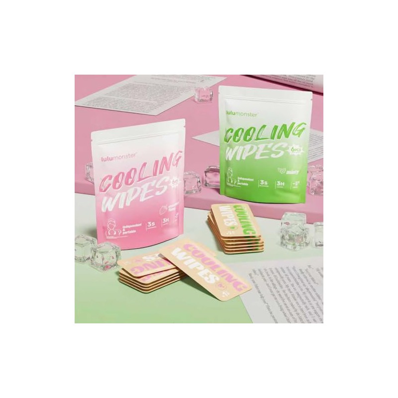 Cooling Body Wipes - Refreshing Individually Wrapped Wipes
