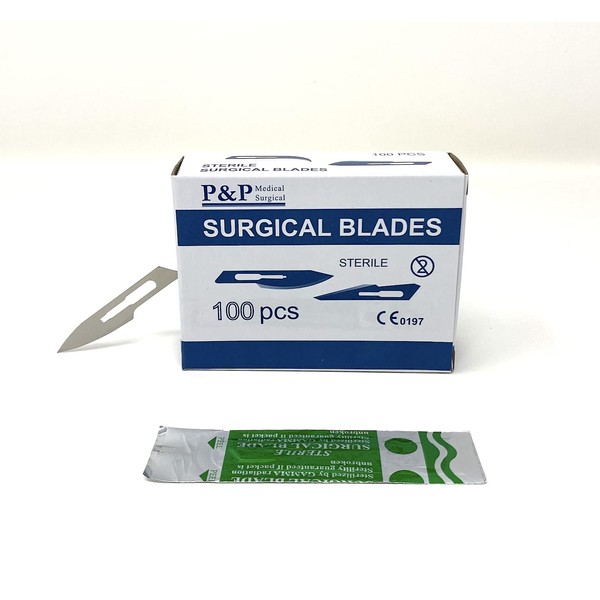 Disposable Surgical Scalpel Blades Sterile High Grade Carbon Steel 2.1%