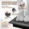 SANYCASA Floor Register 4x8 Inches - Heavy Duty Walkable Steel