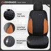 Coverado Automotive Car Seat Covers, Luxury Front Seat Covers, Leather