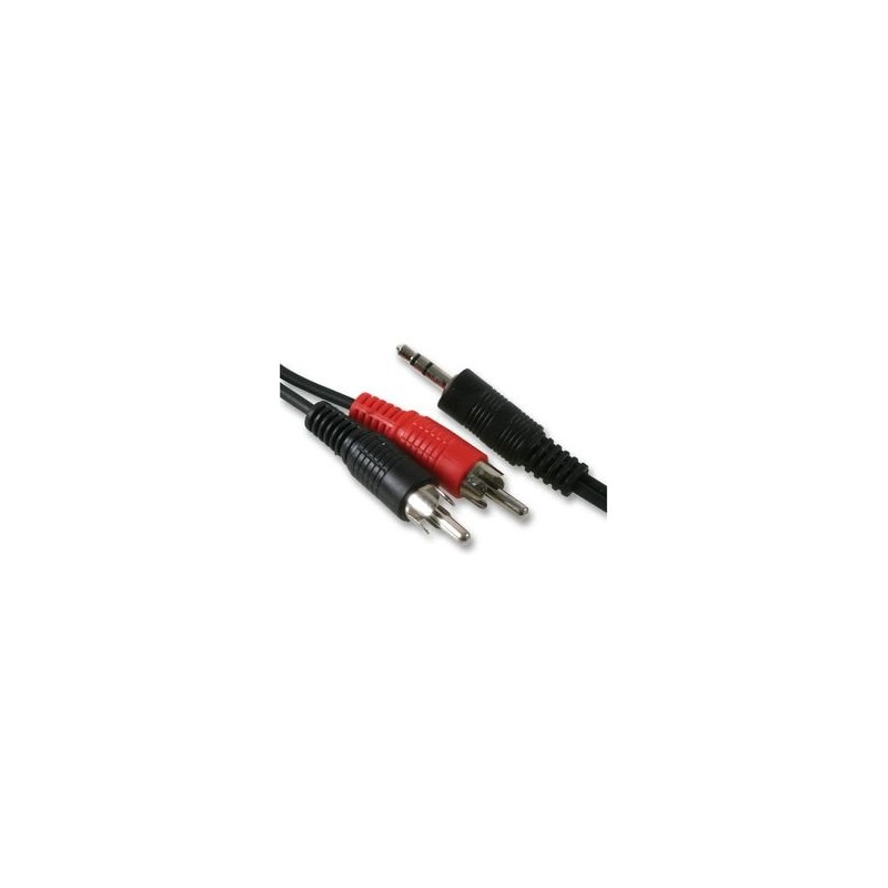 Lead,3.5MM Stereo M to 2X RCA, 1.2M, Audio & Video