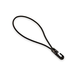 Dreamprint Expander Loops 20 cm Diameter 4 mm Black Rubber Loop Tensioner with Mini Plastic Hooks Pack of 25