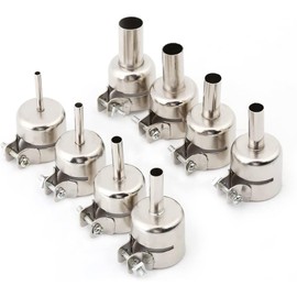 Hot Air Gun Nozzle, Heat Gun, Airgun Nozzle, Heat Gun Nozzle Kit, Extended Elbow Nozzle, Universal Use, Heat Resistant Nozzle, Round Heating Nozzle, Hot Air Nozzle, Heat Treatment, DIY, Industrial (0.1 - 0.2 - 0.2 - 0.2 - 0.3 - 0.3 - 0.39 - 0.39 - 0.39 - 0.35 - 0.35 - 0.35 - 0.35 - 0.4