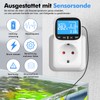 Digital Temperature Controller Socket 230 V with Sensor, Heating Cooling