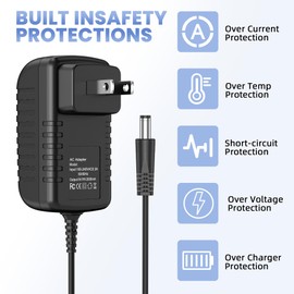AC Adapter Replacement for Lemax Lighted Accessory # 74707 74706 74254 94563 74295 84428 44242 94565 94566 94527 94564 Christmas Village Spooky Town