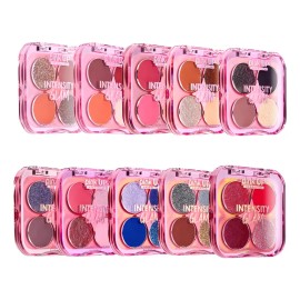 Pink Up Sombras Intensity Glam Colección Completa 10 Pzas