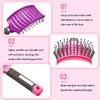 Patelai 4 Cepillos Desenredantes para Masaje de Cabello Cepillos Curvados