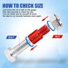 Nut and Bolt Thread Checker - 54 PCS Nut and