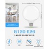 TRIJZHOU LED Light Bulb, G120 Large Globe Bulb, 15W(150W 200W