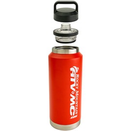 Rocky Mountain ATV/MC Insulated Bottle with Drink Cap Red 36 oz. | Vacuum Insulated Double Wall Stainless Steel | Easy Drink Cap | Leak-Proof Water Bottle