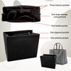 ARWIG Bag Organiser, Felt Bag Organiser Tote Bag Organiser Multi-Pocket