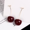 Cherry Earrings for Women Cute Fruit Dangle Earrings Red Fruit