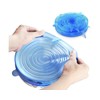 3-Pack Combo Reusable Premium Silicone Stretch and Seal Lids –Set