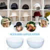 DOITOOL 10Pcs Baseball Cap Inner Support Stands Clear Plastic Hat