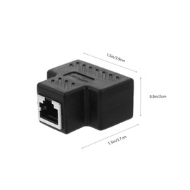 Mikinona Ethernet Splitter to High Speed Adapter for Connecting Two Devices Durable Design Easy to Use Connector for Networking