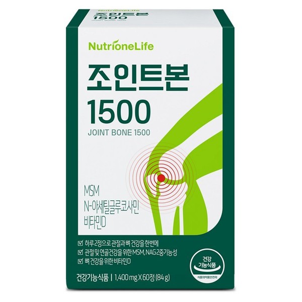 Nutri Joint Bone 1500 nutritional supplement 60 tablets, 1 unit
