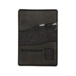 Kink3 Belle & Sofa License Case, Bifold Men's, Women's, Thin, Leather, Plain, Blindfold, Vegan Leather, Made in Japan, Black