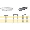 Large Ceramic Sandblaster Assembly: C1 (5/16" ID) Nozzle Tip, Steel