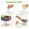 Sifenma Manual Food Processors & Chopper with Cover and Handle,