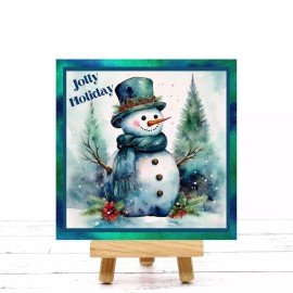 Sign Me Up By Diana Jolly Holiday Snowman Holiday Door Hanger or Sign