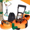 VEVOR Slackline Kit with Training Line, 60 ft Backyard Slack