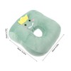Levemolo Sleeping Pillow Ear Holes Dinosaur Piercing Design Portable Nap