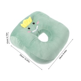 Levemolo Sleeping Pillow Ear Holes Dinosaur Piercing Design Portable Nap Pillow for Office Workers